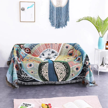 DecorBites™ Dustproof Butterfly Carp Pattern Sofa Blanket