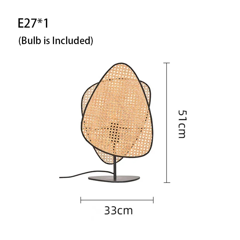 Decorbites™ Blattgitter Handgefertigte Rattan-Screen-Hängelampe für modernes Wohnzimmer und Schlafzimmer