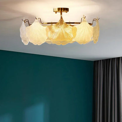 DecorBites™ Contemporary LED Chandelier for Home Decor in Modern French Design