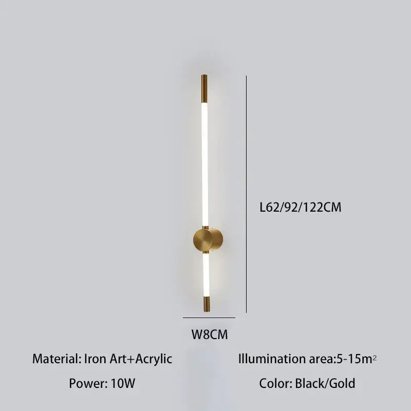 DecorBites™ LED Bright Wall Lamp for Bedroom, Living Room, and Corridor