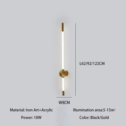 DecorBites™ LED Bright Wall Lamp for Bedroom, Living Room, and Corridor