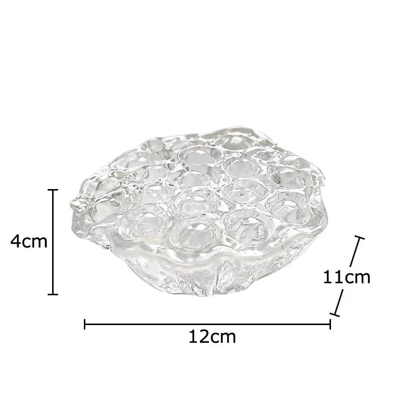 DecorBites™ Lotus Seedpod Resin Sculpture: Modern Desk Decor & Aesthetic Artwork