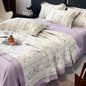 Decobites Luxury Floral Summer Quilt Comforter - Soft, Skin-Friendly & Machine Washable