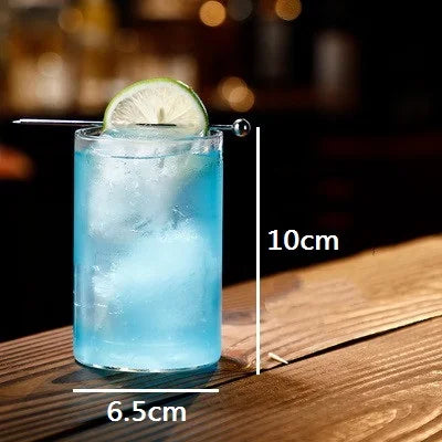 DecorBites™ Japanese Style Highball Long Drinking Glasses Set of 6