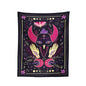 Decobites Tarot Mushroom Tapestry: Witch Hand Snake Moon Phase Botanical Moon Phase Mystery