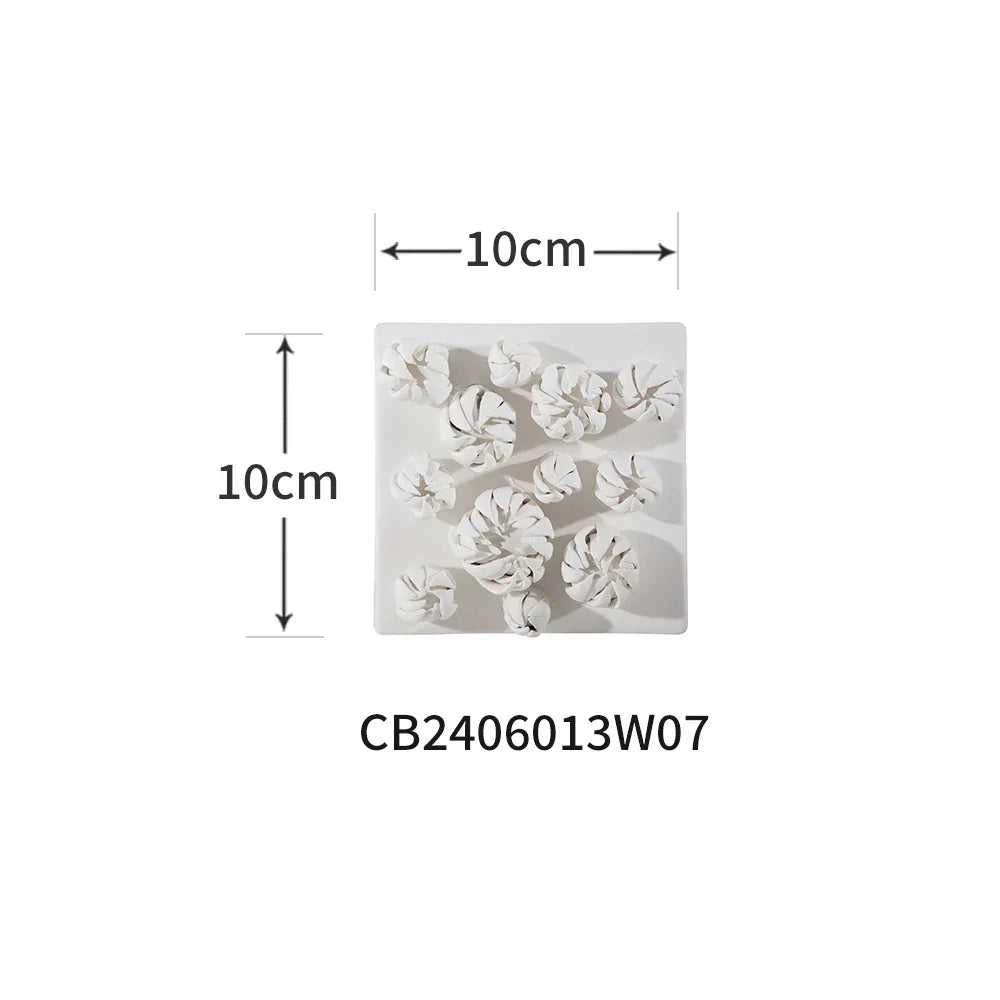 DecorBites™ Bud Shape 3D Ceramic Wall Décor Pendant for Room Decoration