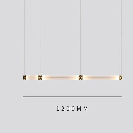 Lámpara de techo colgante LED DecorBites™ Luna de tubo de vidrio para cocina, comedor o escalera