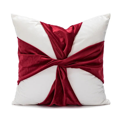 DecorBites™ Cartoon Christmas Pillow Covers: Festive Decor for Sofa - Embroidered Design