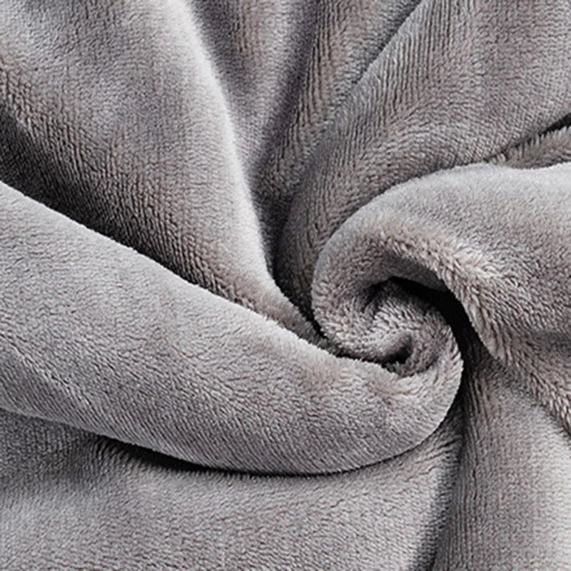 Manta de lana de cordero de doble capa DecorBites™ Cozy - Cubrecama cálido para todas las estaciones