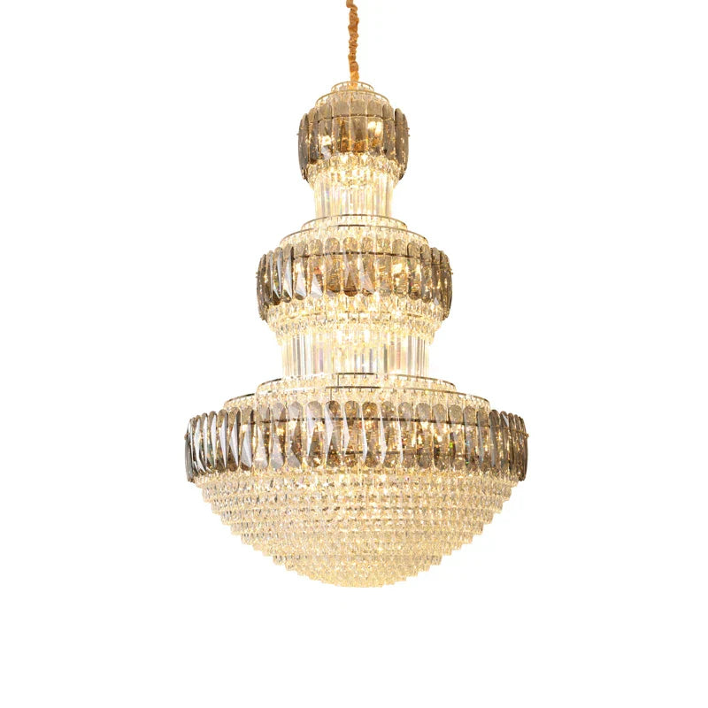 DecorBites™ Luxury Crystal Chandelier for Elegant Spaces