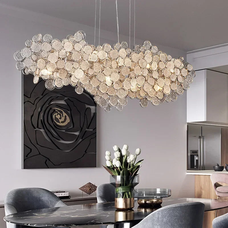 Decorbites™ Lámpara de techo LED de diseño nórdico de lujo para iluminación de sala de estar, comedor y dormitorio