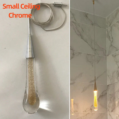 Lámparas colgantes LED de cristal DecorBites™ para restaurantes, bares y escaleras