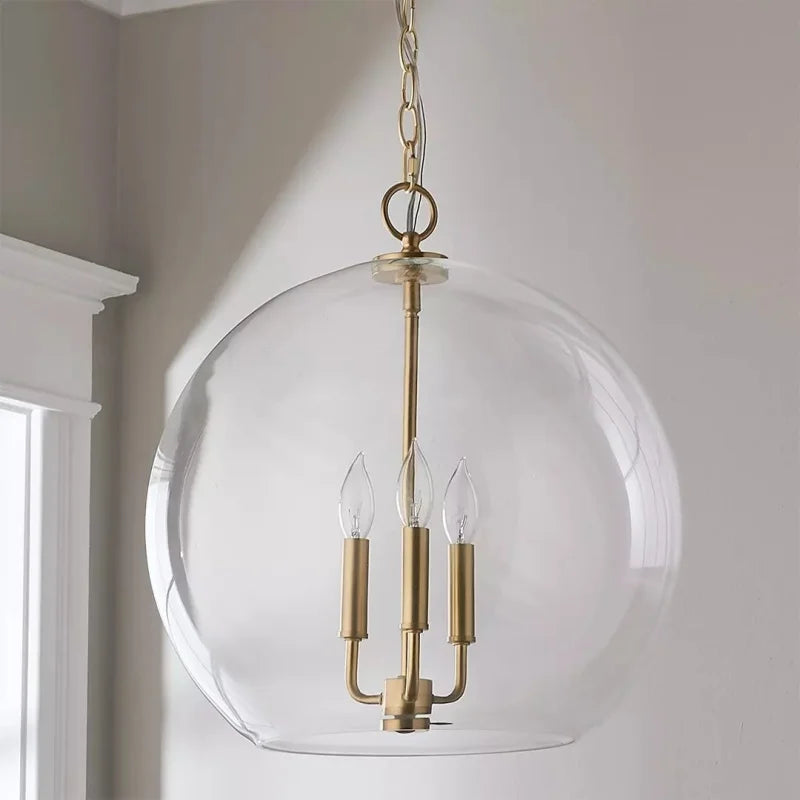 Lámpara de araña LED con bola de cristal DecorBites™ para decoración moderna de restaurantes y bares