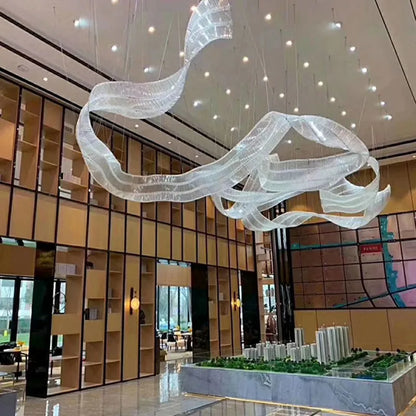 DecorBites™ Glass Chandelier Pendant Lights Colored Living Room Hotel Lighting