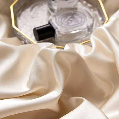 DecorBites™ Lace Silk Cotton Luxury French Wedding Bedding Set for Chic Princess Bedrooms