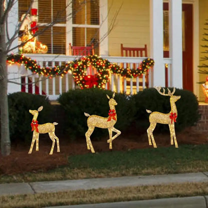 DecorBites™ Christmas Reindeer Elk LED Light Outdoor Decor Sculpture