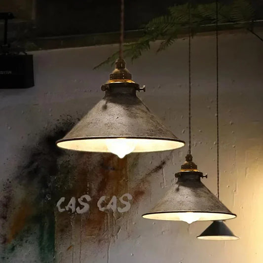 DecorBites™ Industrial Vintage Pendant Light Iron Hanging Ceiling Lamps for Home Decor