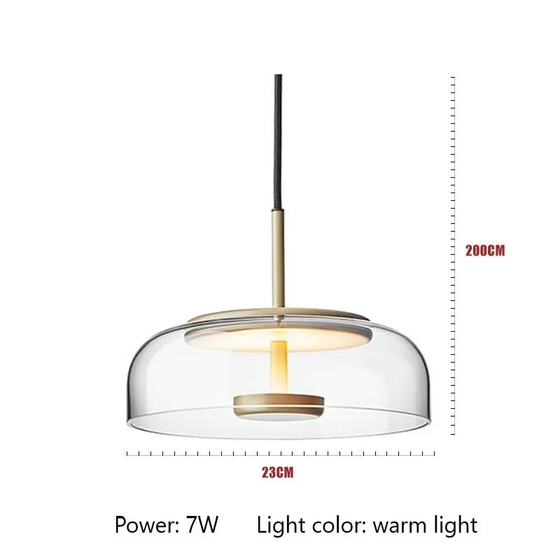 DecorBites™ Circular Glass Lampshade Floor Lamp for Living Room Office LED Lights