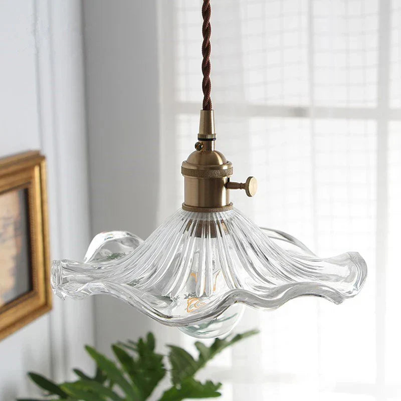 DecorBites™ Lotus Leaf Pendant Lights: Modern Nordic Glass Pendant Lamp for Bedroom, Dining Room, Kitchen