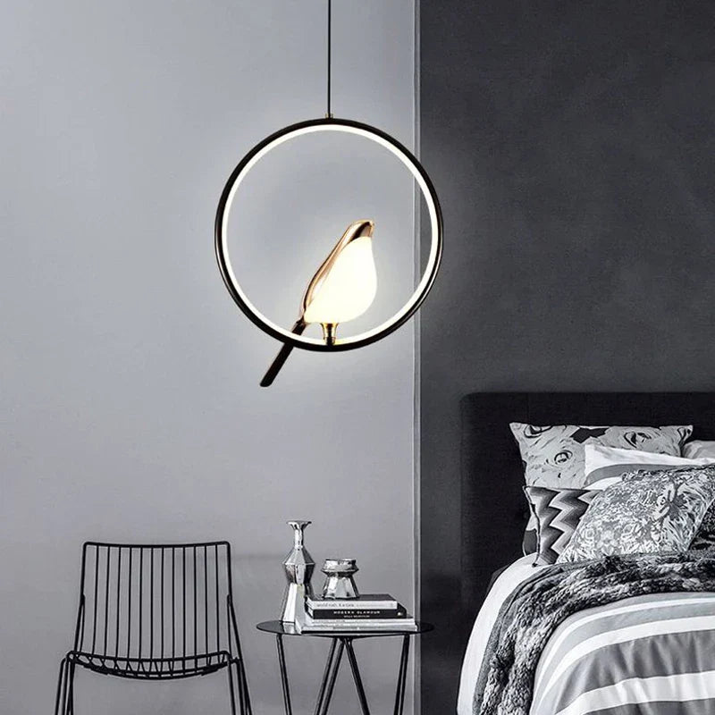 DecorBites™ LED Pendant Lamp for Bedroom Interior Hanging Chandelier Fixture