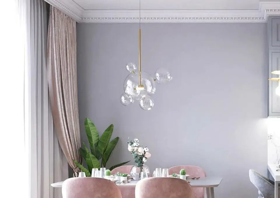 Nordic LED Bubble Chandelier for Home Lighting