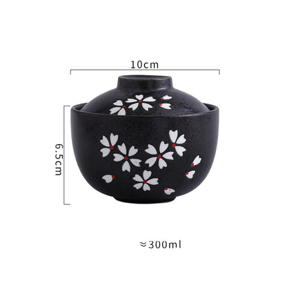 DecorBites™ 4.25" Ceramic Stew Pot Bowl with Lid - Multipurpose Steam Egg Soup Bowl - Small Steaming Cup for Slow Cooking - Home & Restaurant Tableware