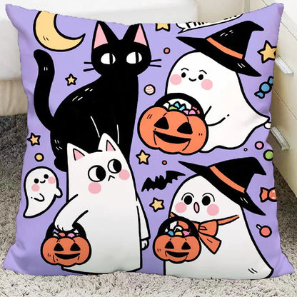 DecorBites™ Halloween Plush Cartoon Pillow for Living Room and Bedroom, Festive Decoration