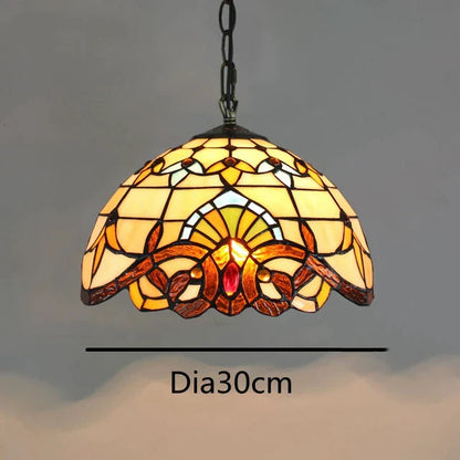 Decorbites™ Bunte Glas-Lüster: Retro Tiffany-Stil Lampe für kreative Heimdekoration