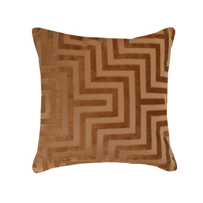 غطاء وسادة فاخر مزدوج الجوانب بتصميم هندسي من ديكوربايتس™