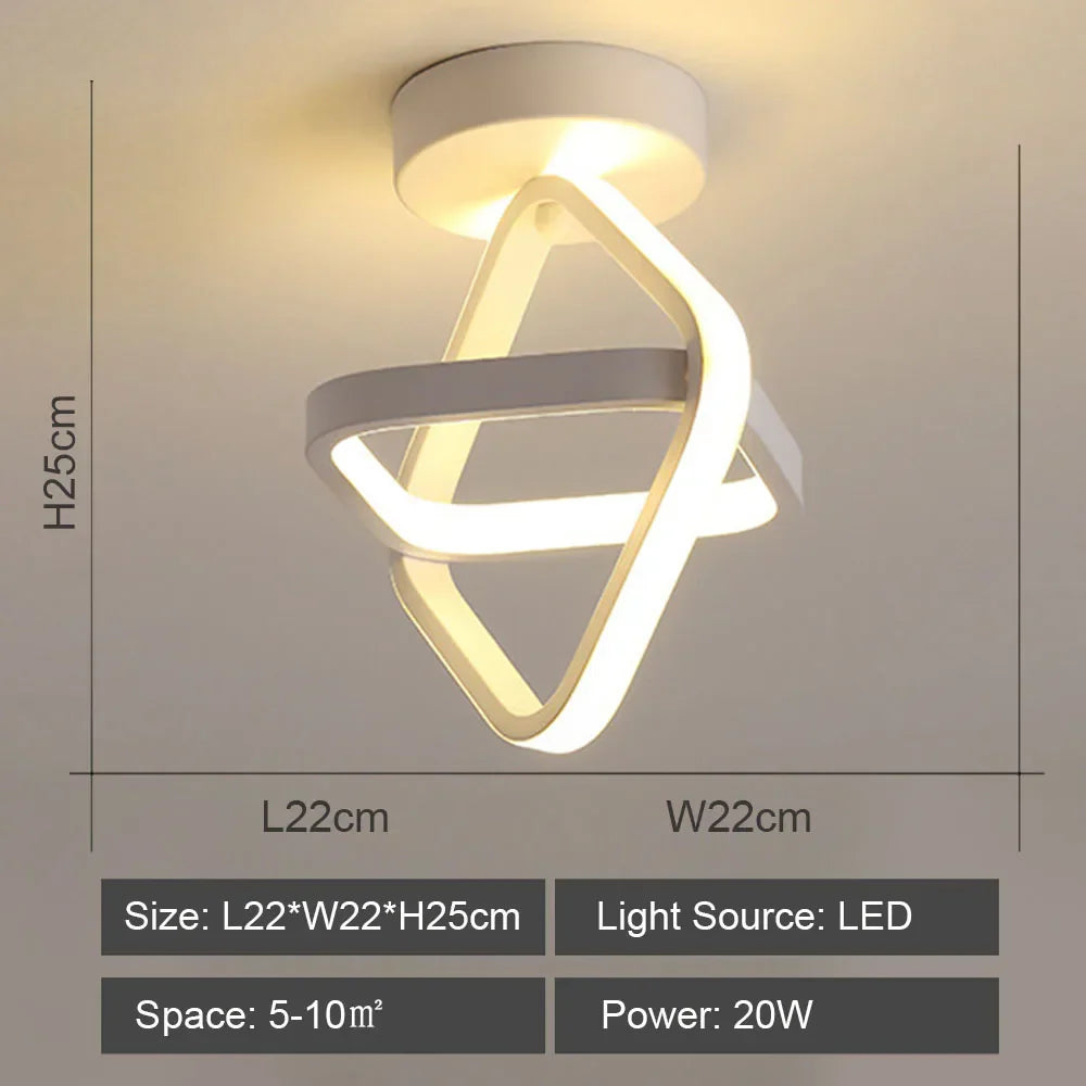 Lámpara de techo LED DecorBites™ para iluminación moderna de salas de estar y dormitorios