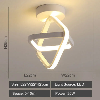 Lámpara de techo LED DecorBites™ para iluminación moderna de salas de estar y dormitorios