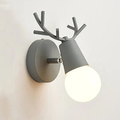 Decorbites™ LED-Wandleuchte mit Hirschkopf, moderne minimalistische Schlafzimmerbeleuchtung in 7 Farben