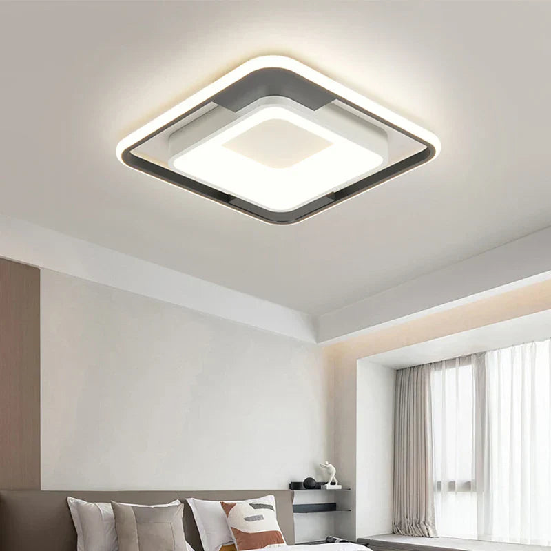 DecorBites™ LED Chandelier: Simple Modern Ceiling Lamps with Remote for Home, Bedroom, and Balcony