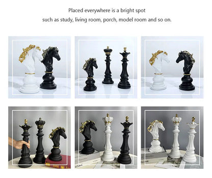 SAAKAR Resin Chess Figurines Set