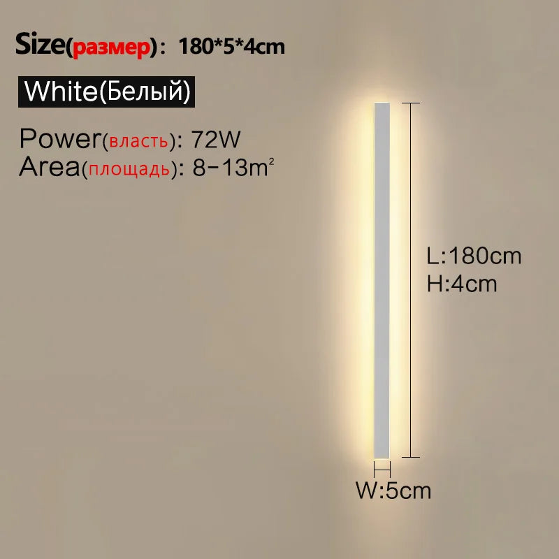 SLL Black Modern Waterproof Wall Light