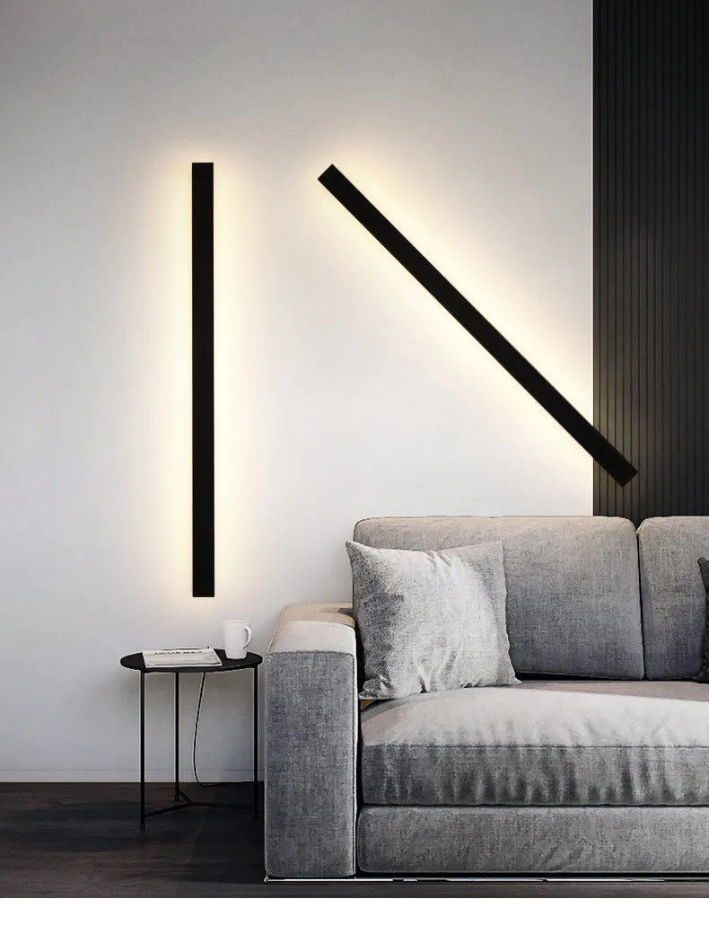 SLL Black Modern Waterproof Wall Light