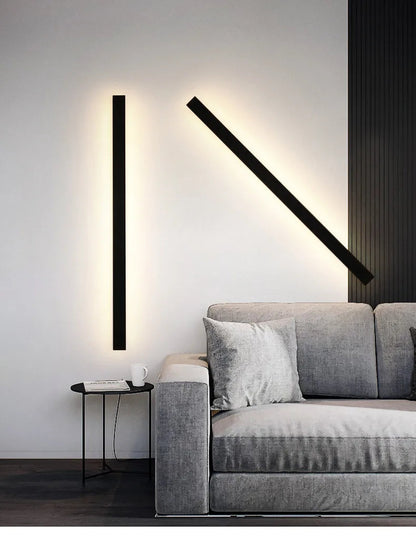 SLL Black Modern Waterproof Wall Light