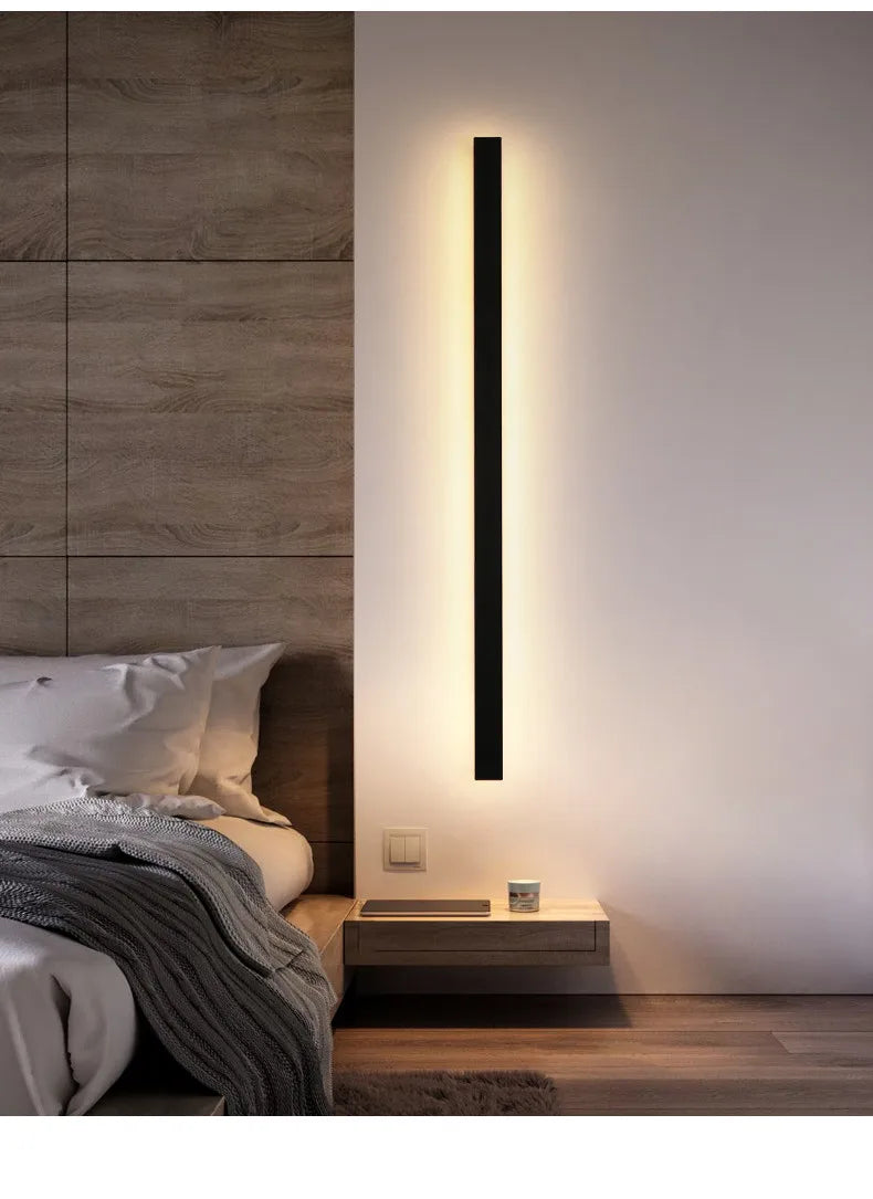 SLL Black Modern Waterproof Wall Light