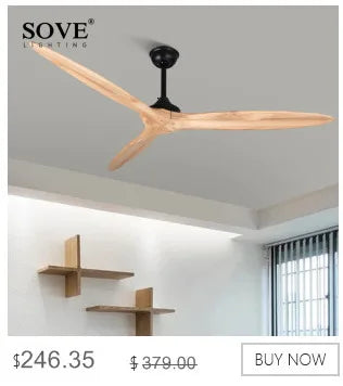 SOVE Modern White LED Ceiling Fan