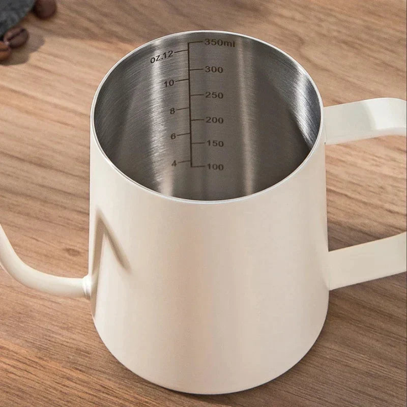 Cafetera de vidrio DecorBites™ con jarra y colador de acero inoxidable