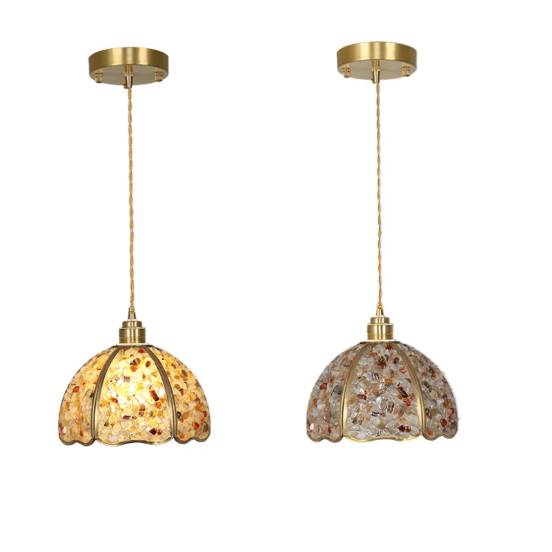 DecorBites™ Glass Crystal LED Pendant Light - Adjustable Luxury Fixture for Kitchen, Foyer, Bathroom