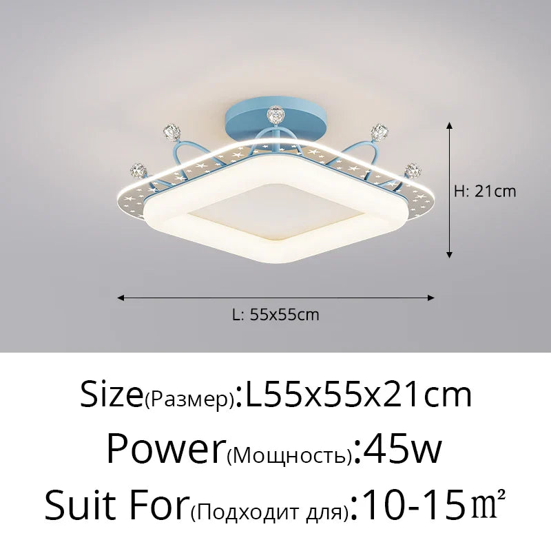 DecorBites™ LED Ceiling Lights: Modern Minimalist Indoor Lighting for Bedroom, Dining Room, and Study