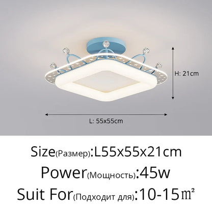 DecorBites™ LED Ceiling Lights: Modern Minimalist Indoor Lighting for Bedroom, Dining Room, and Study