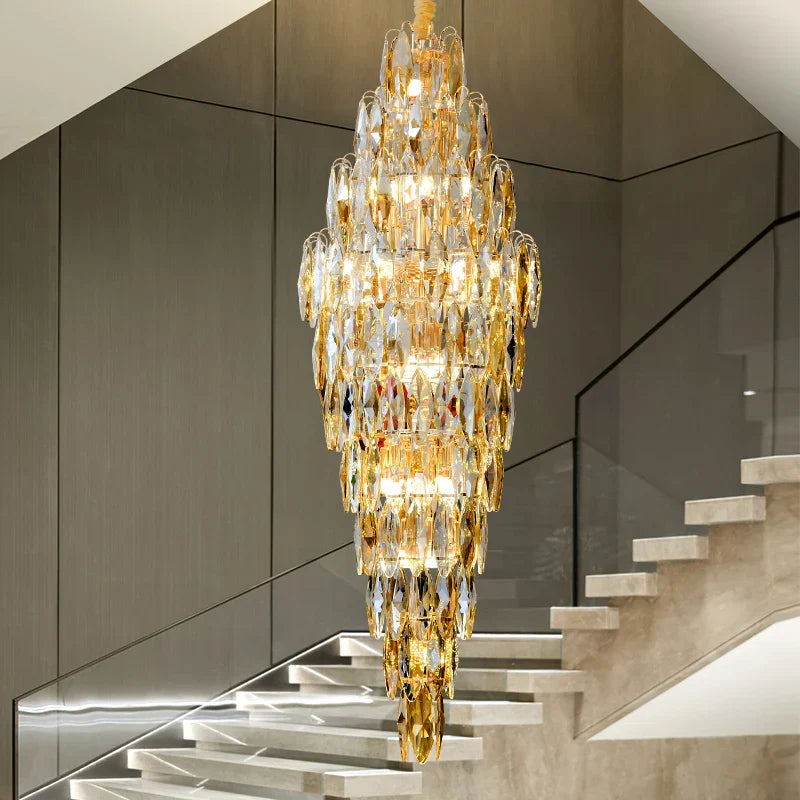 DecorBites™ Crystal Chandelier for Luxe Modern European Villa Decor