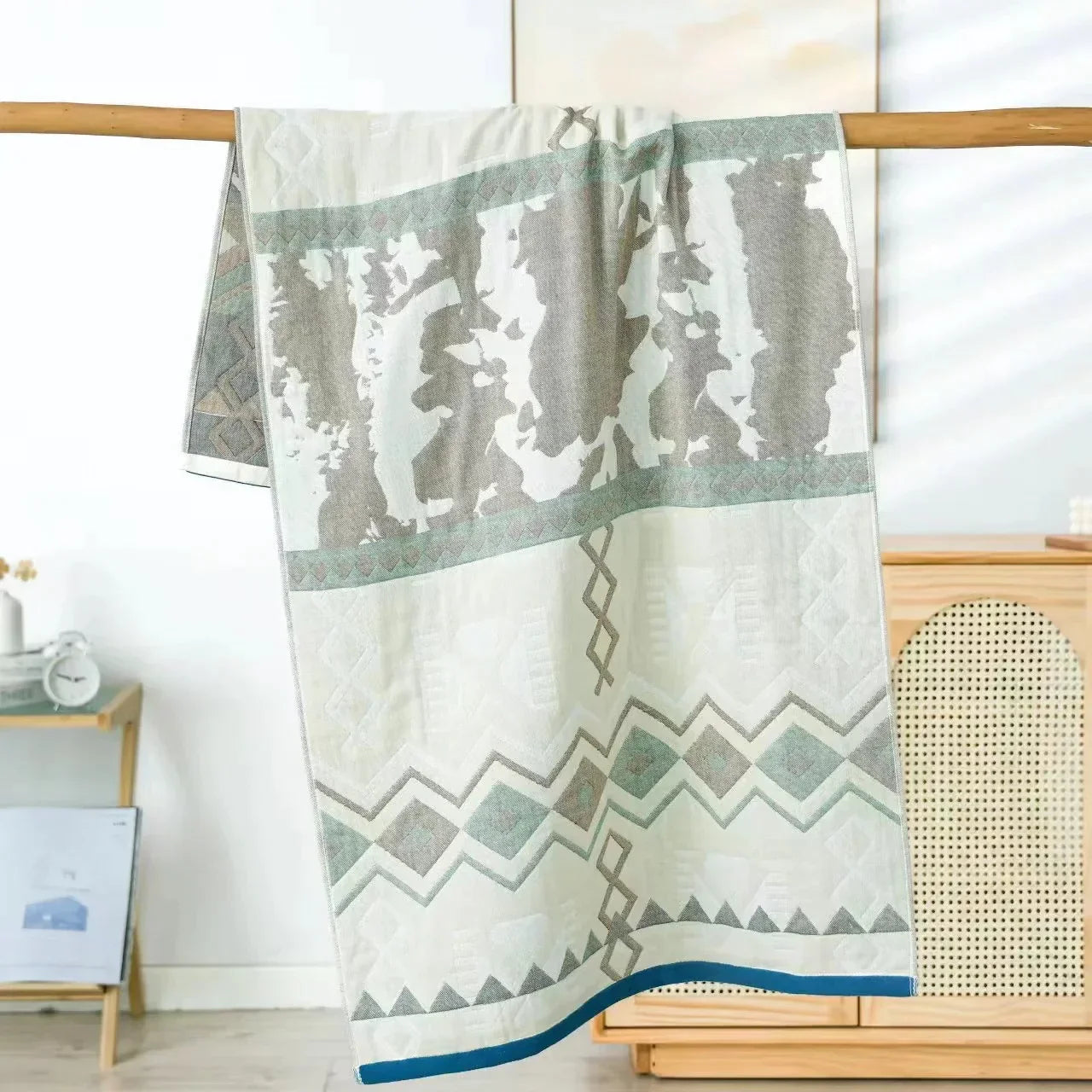 Toalla de baño de algodón DecorBites™ - Suave y de secado rápido - 70 x 140 cm