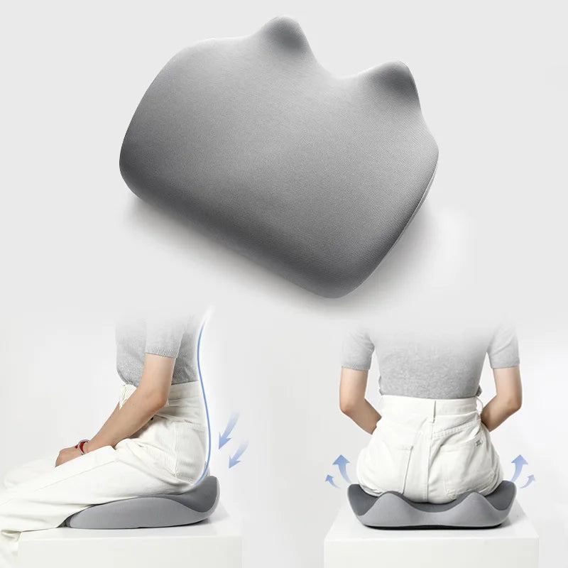 Decobites Memory Foam Office Chair Cushion: Thick, Breathable, and Washable Butt Support