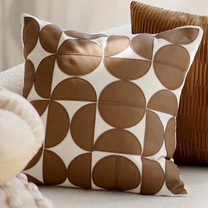 DecorBites™ Brown Coffee Pillowcase: Modern Simplicity Light Luxury Sofa Cushion Covers