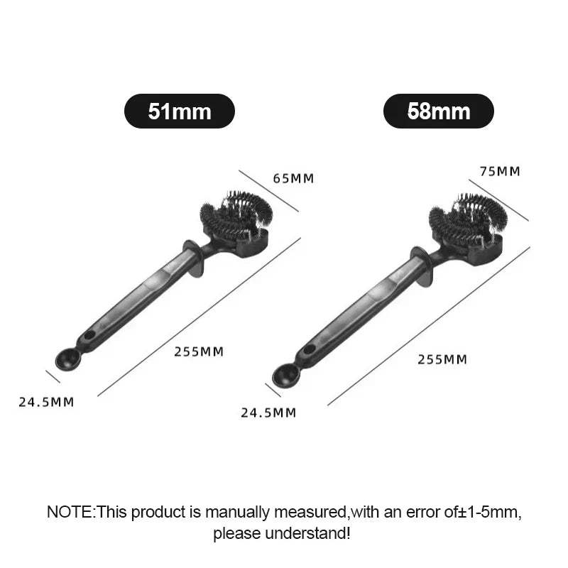 DecorBites™ Coffee Machine Cleaning Brush - Brewing Head Cleaner Tool & Mini Spoon