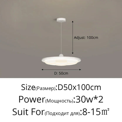 Lámparas de techo LED estilo crema DecorBites™ - Iluminación interior moderna para sala de estar