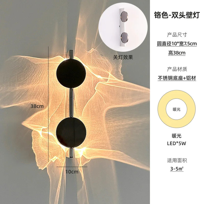 DecorBites™ LED Wall Sconce Light Fixture for Modern Home Decor